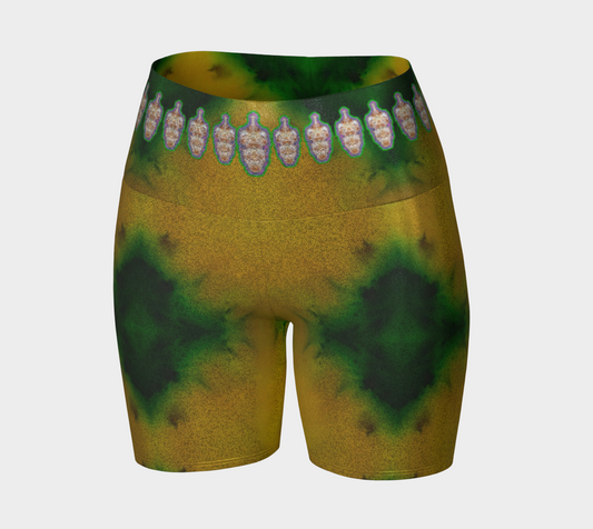 Glitter Yoga Shorts (Muliebris/Virilis)(Chrysalis Cohort) RJSTH@Fabric#5 RJSTHs2024 RJS