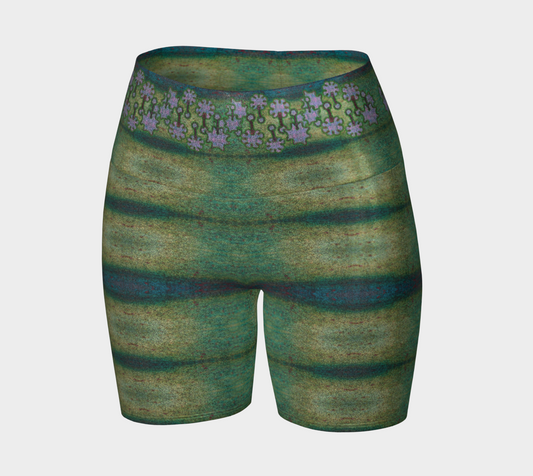 Glitter Yoga Shorts (Muliebris/Virilis)(Grail Night Flower) RJSTH@Fabric#4 RJSTHW2024 RJS