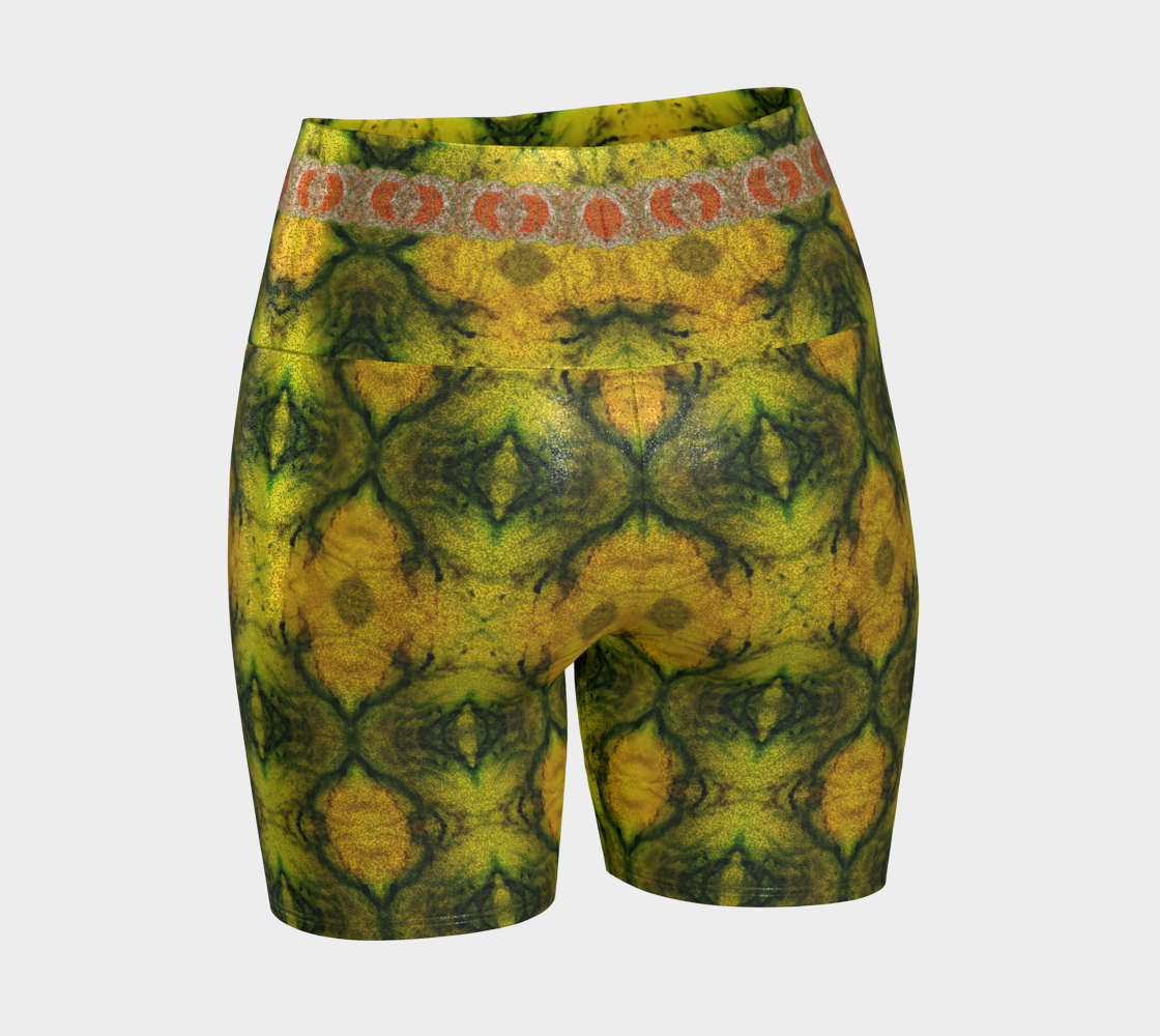 Glitter Yoga Shorts (Muliebris/Virilis)(Ouroboros Smith Butterfly) RJSTH@Fabric#1 RJSTHs2024 RJS