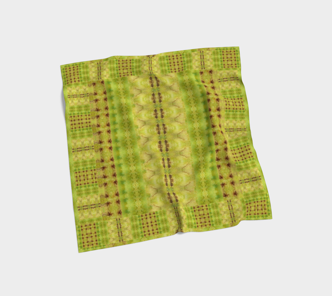 Silk Art Scarf (Vitta Serica Artis)(WindSong Flower Planck) RJSTH@Fabric#2 RJSTHS2026 RJS
