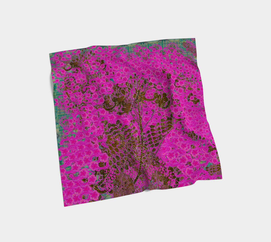 Silk Art Scarf (Vitta Serica Artis)(WindSong Flower) RJSTH@Fabric#9 RJSTHS2026 RJS