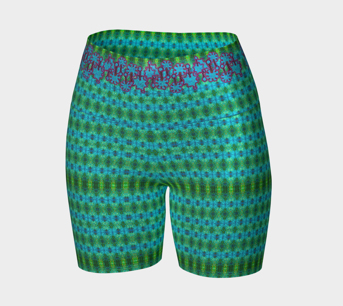 Glitter Yoga Shorts (Muliebris/Virilis)(Grail Night Flower) RJSTH@Fabric#11 RJSTHW2024 RJS