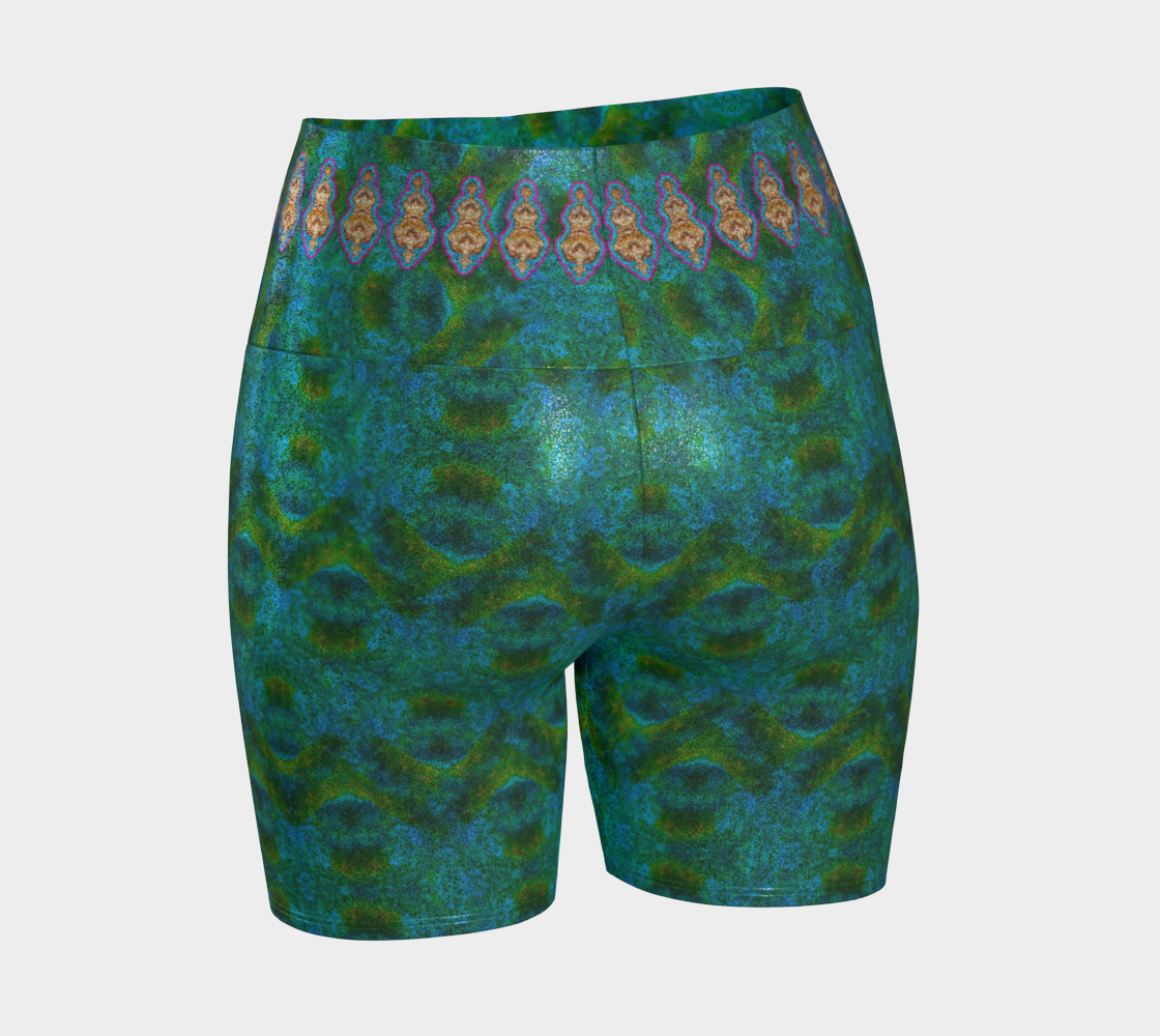 Glitter Yoga Shorts (Muliebris/Virilis)(Chrysalis Cohort) RJSTH@Fabric#11 RJSTHs2024 RJS