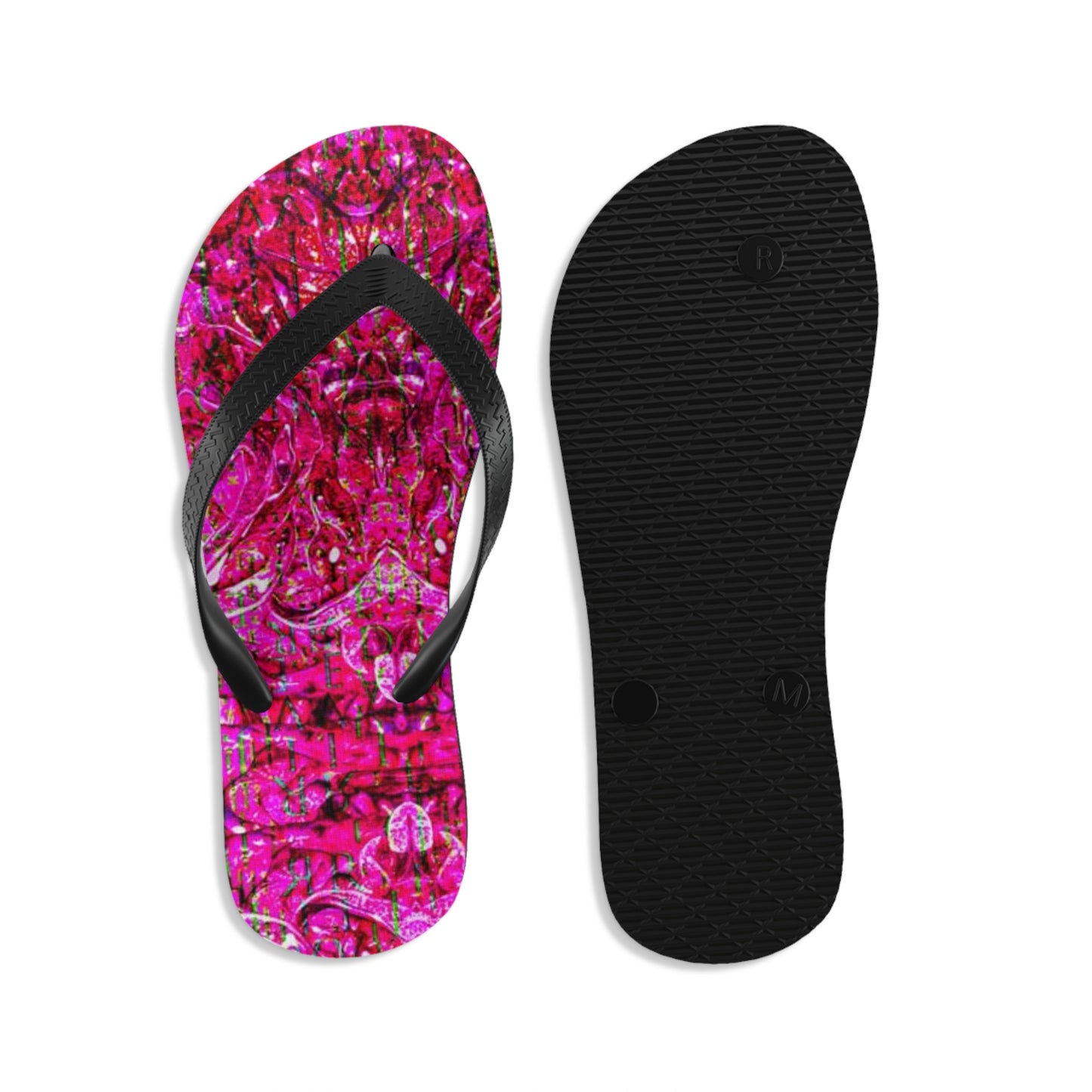 Flip-Flops (Unisex)(Samhain Dream Thaw 13 & Pink Logo@Alchemic) RJSTHs2023 RJS