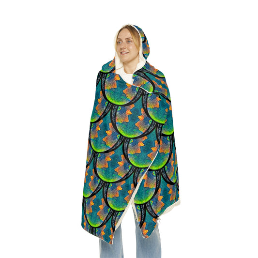 Hooded Snuggle Blanket (Opal Skies Cantus Primus) RJSTHs2024 RJS