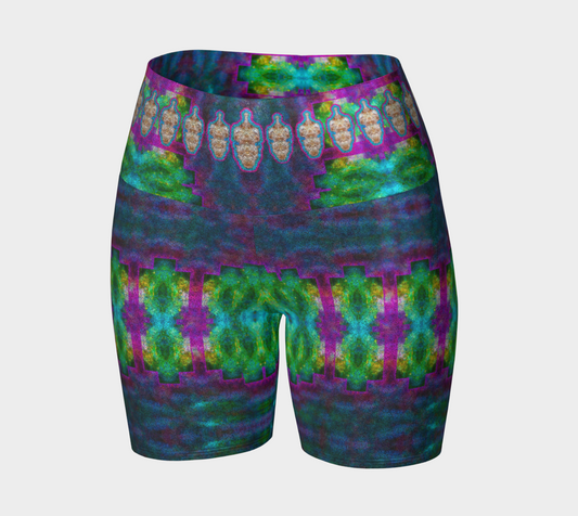 Glitter Yoga Shorts (Muliebris/Virilis)(Chrysalis Cohort) RJSTH@Fabric#11 RJSTHs2024 RJS