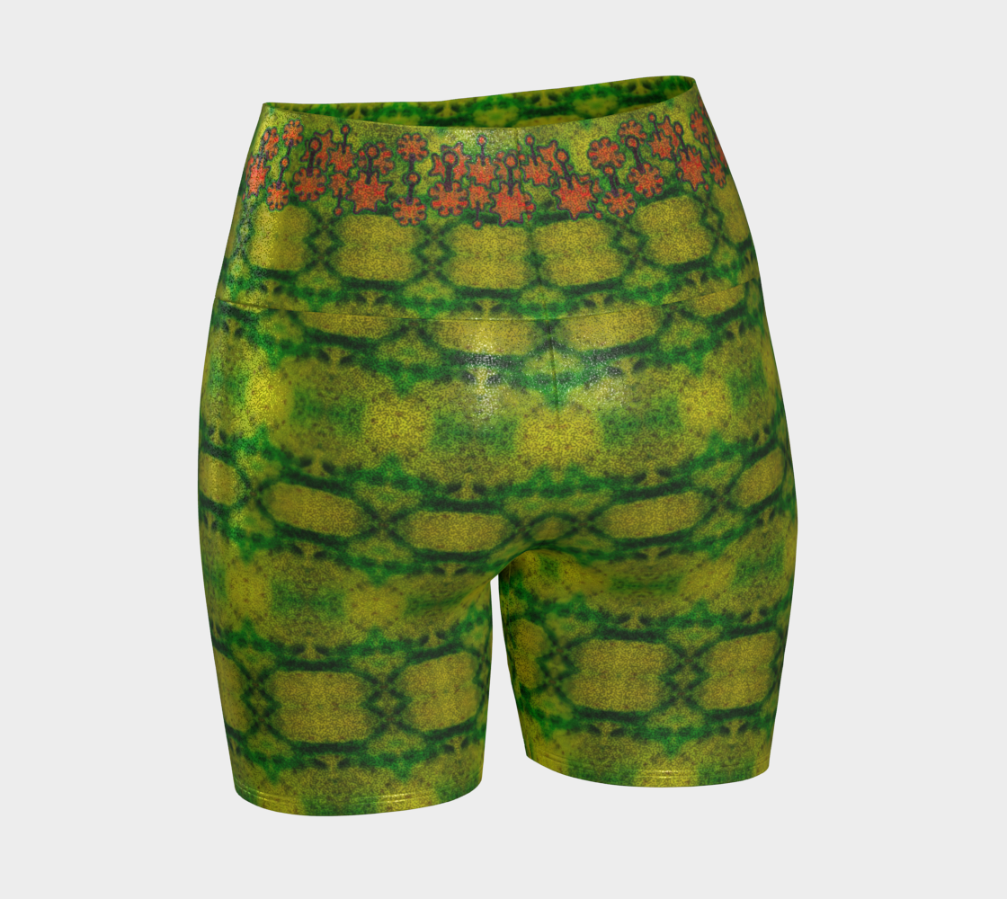 Glitter Yoga Shorts (Muliebris/Virilis)(Grail Night Flower) RJSTH@Fabric#3 RJSTHW2024 RJS