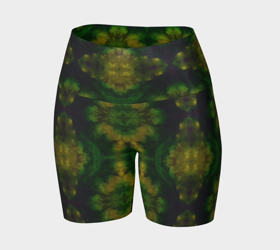 Glitter Yoga Shorts (Muliebris/Virilis)(Purely Jade Light) RJSTHs2024 RJS