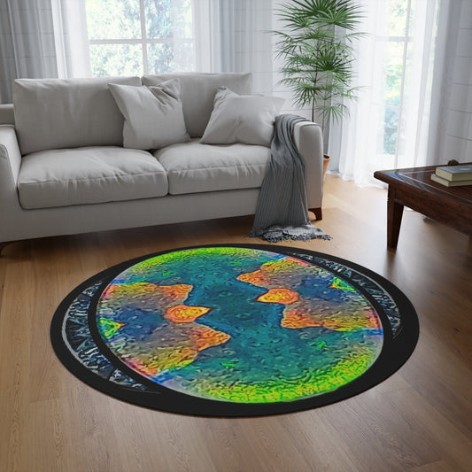 Circular Rug (Opal Skies Cantus Primus) RJSTHs2025 RJS