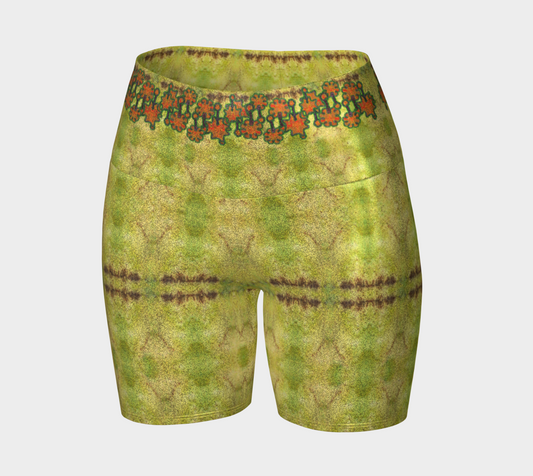 Glitter Yoga Shorts (Muliebris/Virilis)(Grail Night Flower) RJSTH@Fabric#2 RJSTHW2024 RJS