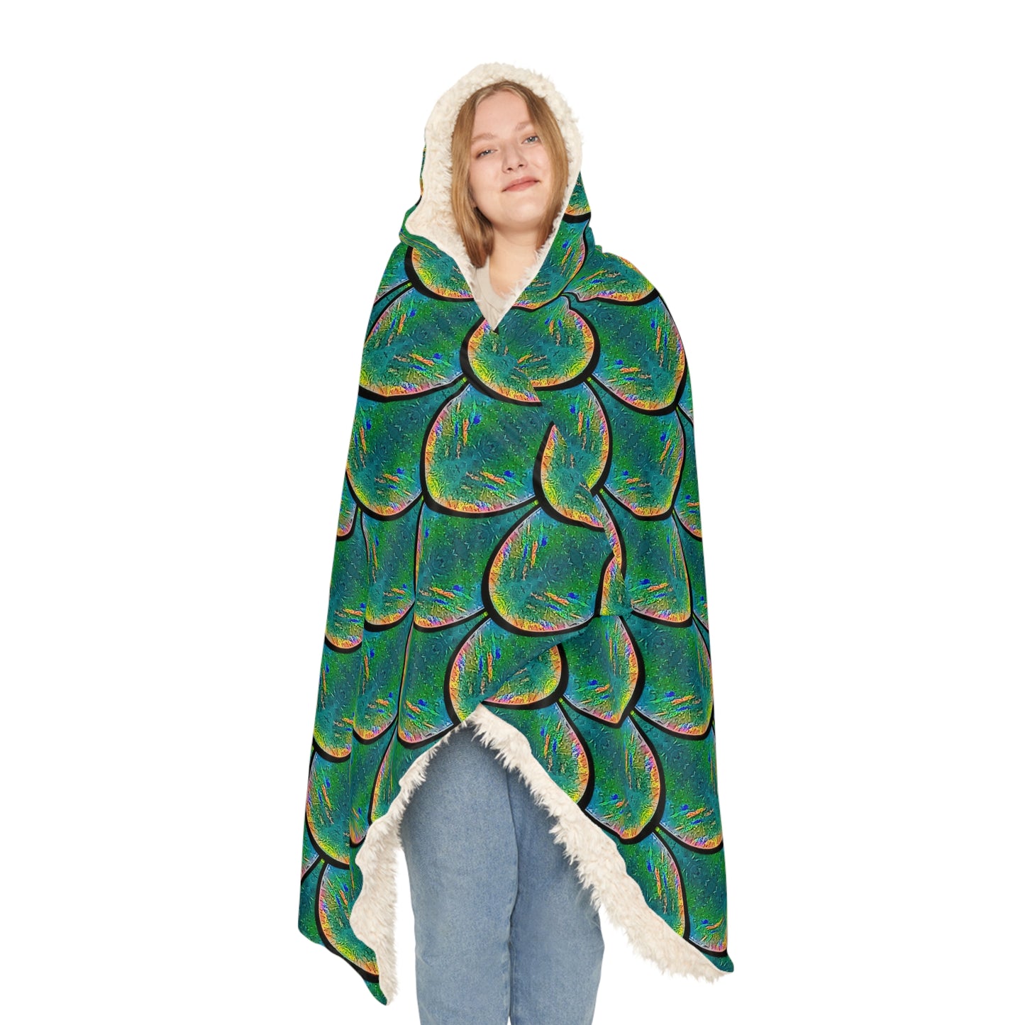 Hooded Snuggle Blanket (Opal Skies Cantus Primus) RJSTHs2024 RJS