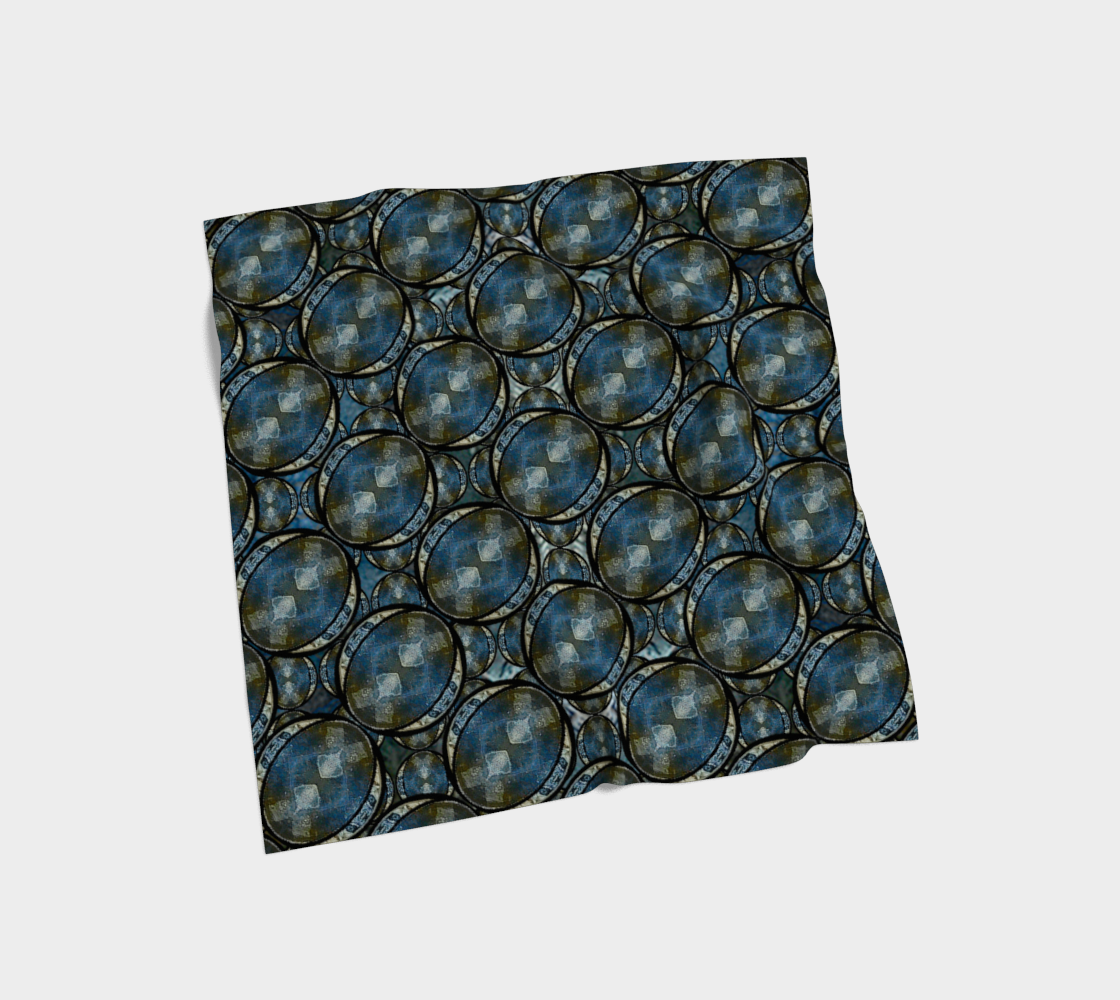 Silk Art Scarf (Vitta Serica Artis)(Opal Skies Cantus Primus "Lūminōsitās") RJSTHW2026 RJS