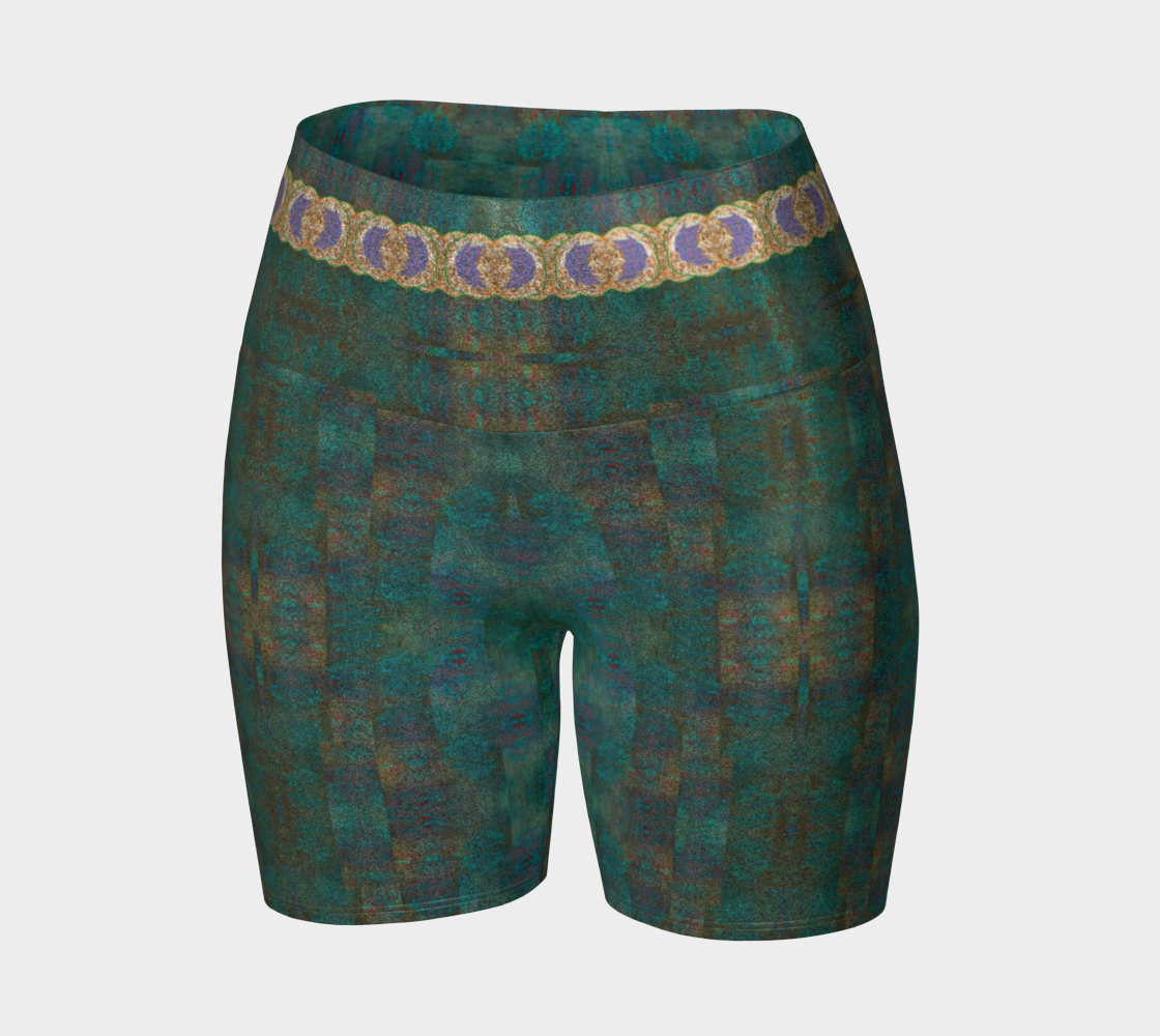 Glitter Yoga Shorts (Muliebris/Virilis)(Ouroboros Smith Butterfly) RJSTH@Fabric#4 RJSTHs2024 RJS