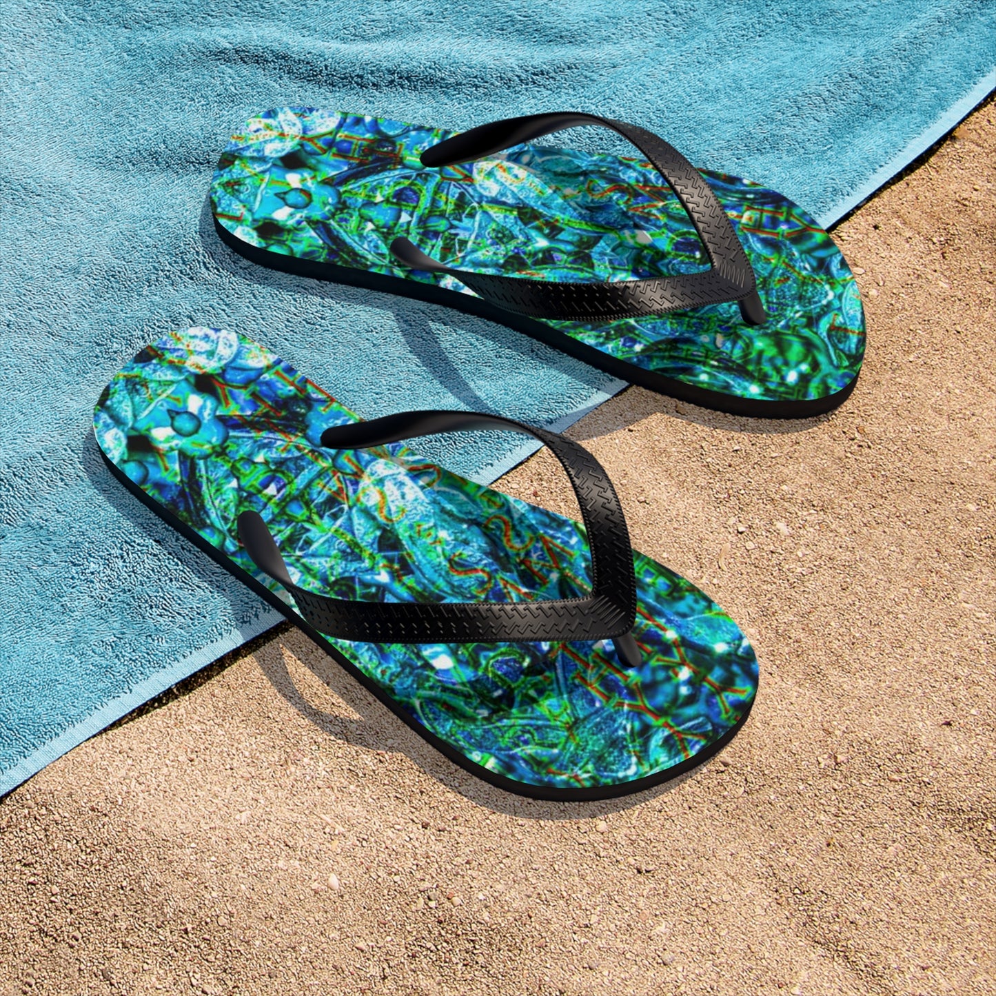 Flip-Flops (Unisex)(Samhain Dream Thaw 12 & Blue Logo@Alchemic) RJSTHs2023 RJS