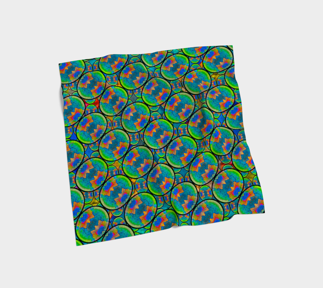 Silk Art Scarf (Vitta Serica Artis)(Opal Skies Cantus Primus) RJSTHW2026 RJS