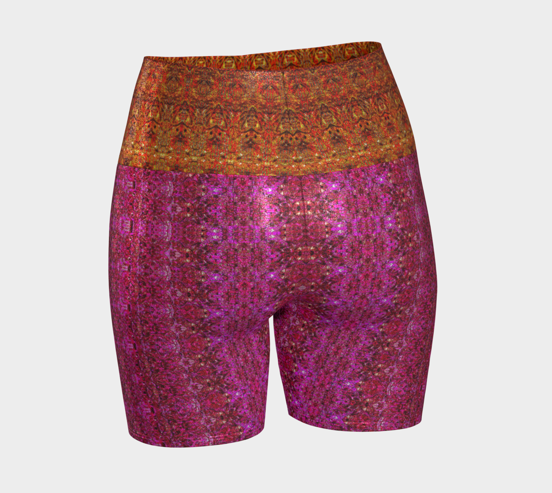 Glitter Yoga Shorts (Muliebris/Virilis)(Samhain Dream Thaw 15/13 & Orange/Pink Logo@Alchemic) RJSTHs2024 RJS