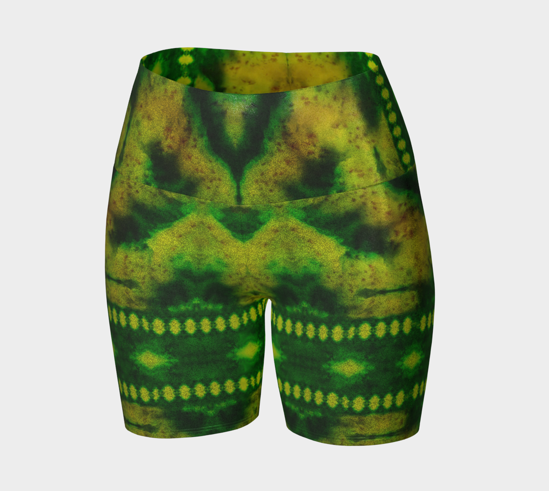 Glitter Yoga Shorts (Muliebris/Virilis)(Purely Jade Light) RJSTHs2024 RJS