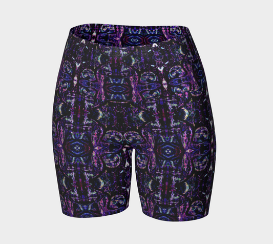 Glitter Yoga Shorts (Muliebris/Virilis)(Pure Candy GNHV8.2.1 Purple Logo@Alchemic) RJSTHs2024 RJS