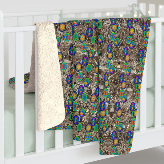 Caeli Opali Cantus Primus Sherpa Fleece Blanket (Samhain Dream Thaw 2 of 15 Duo ex Quindecim) RJSTHS2025 RJS