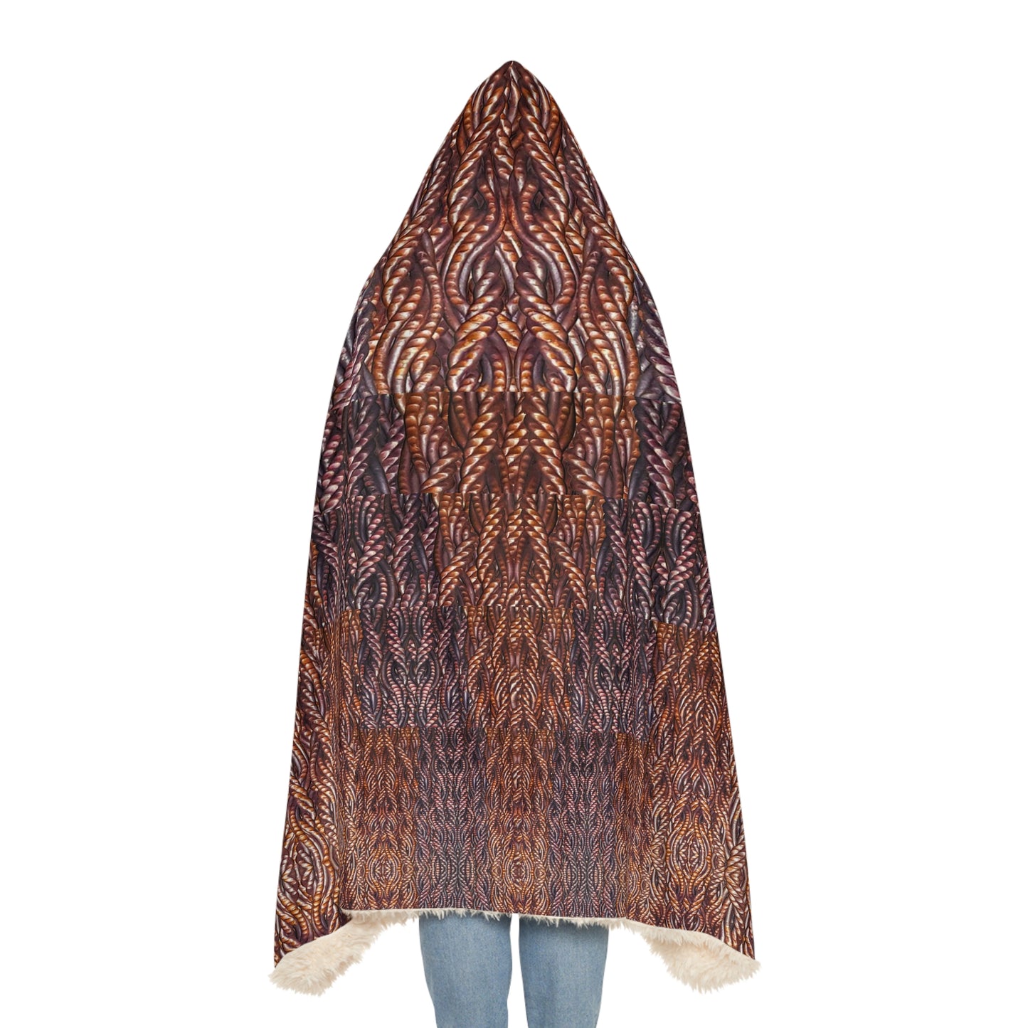 Hooded Snuggle Blanket (Grail Hearth Core Copper Fabric) RJSTHw2023 RJS