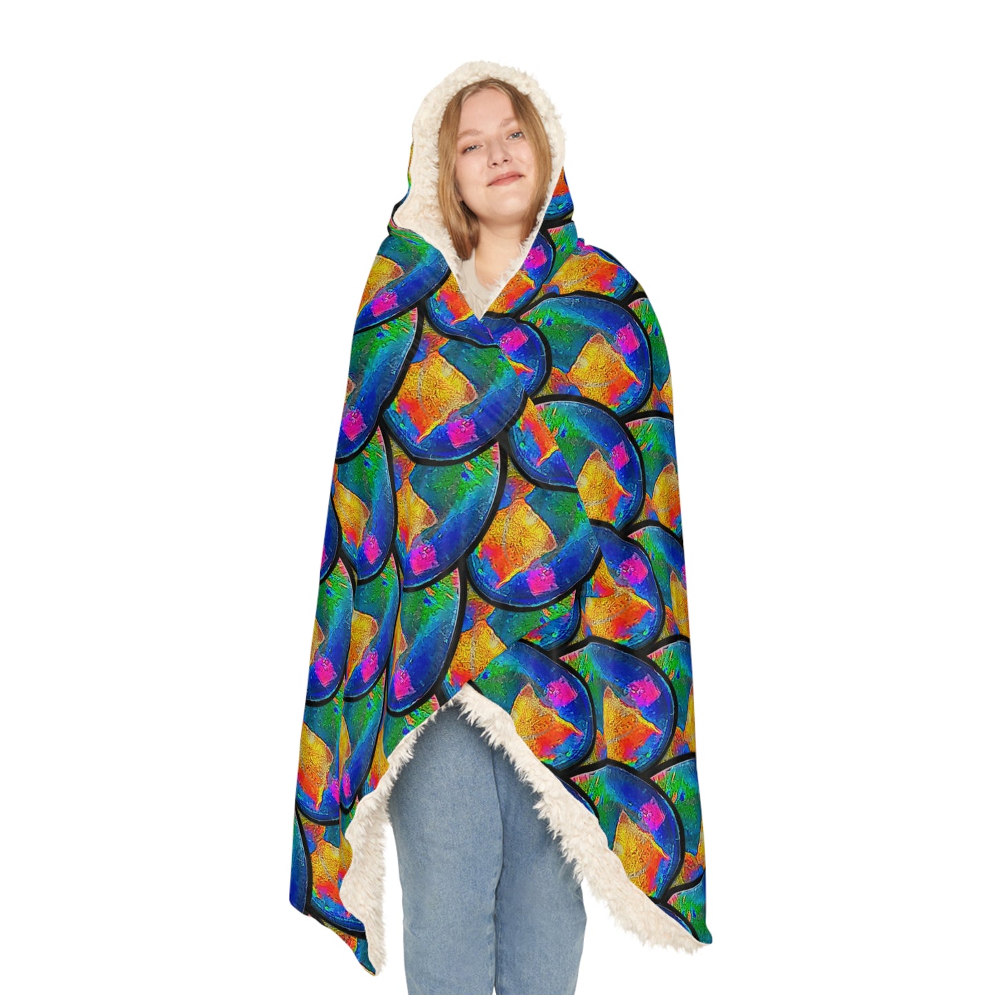 Hooded Snuggle Blanket (Opal Skies Cantus Primus) RJSTHs2024 RJS