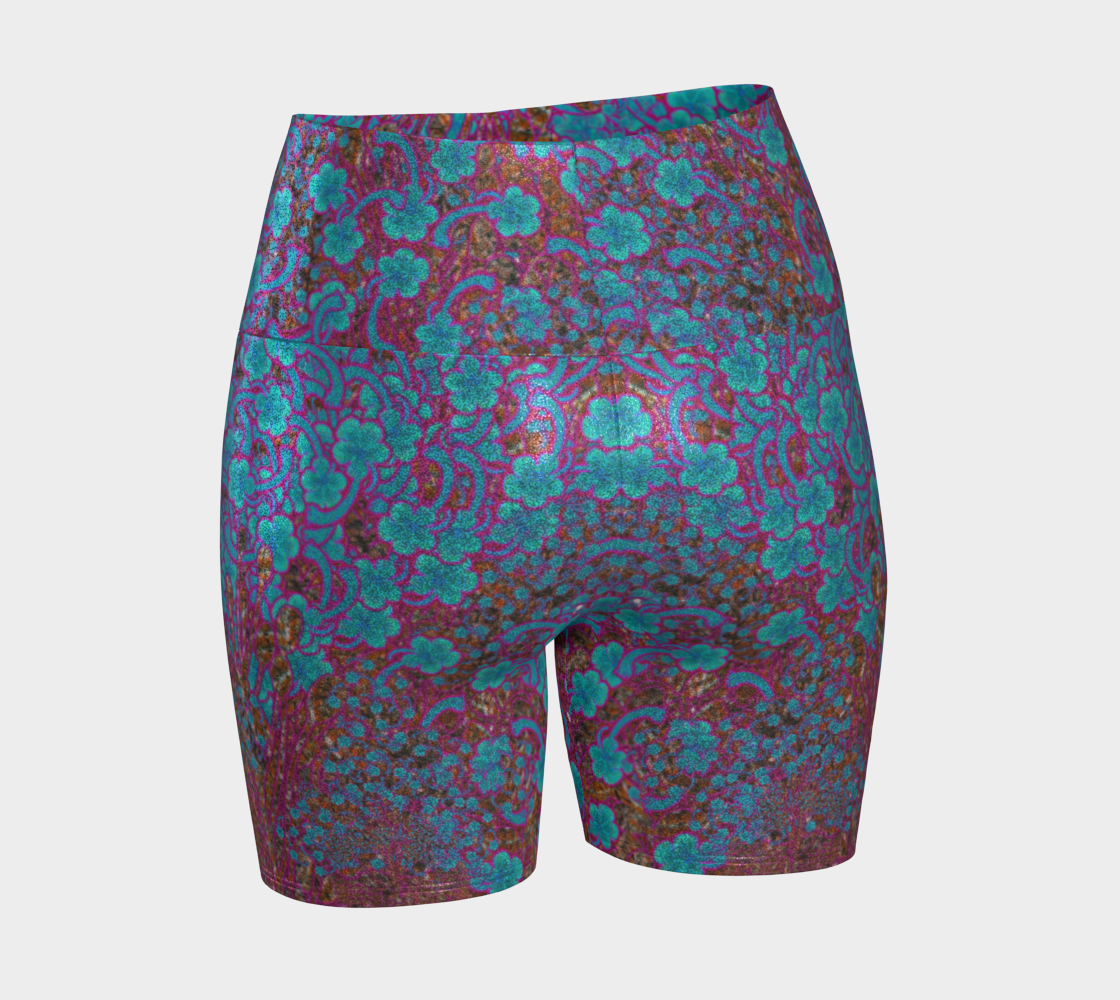 Glitter Yoga Shorts (Muliebris/Virilis)(Eleventh WindSong Flower) RJSTH@Fabric#11 RJSTHs2024 RJS