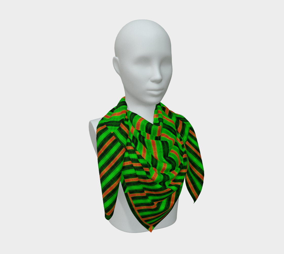 Silk Art Scarf (Vitta Serica Artis)(Rind Links Orange Logo) RJSTH@Fabric#2 RJSTHW2026 RJS