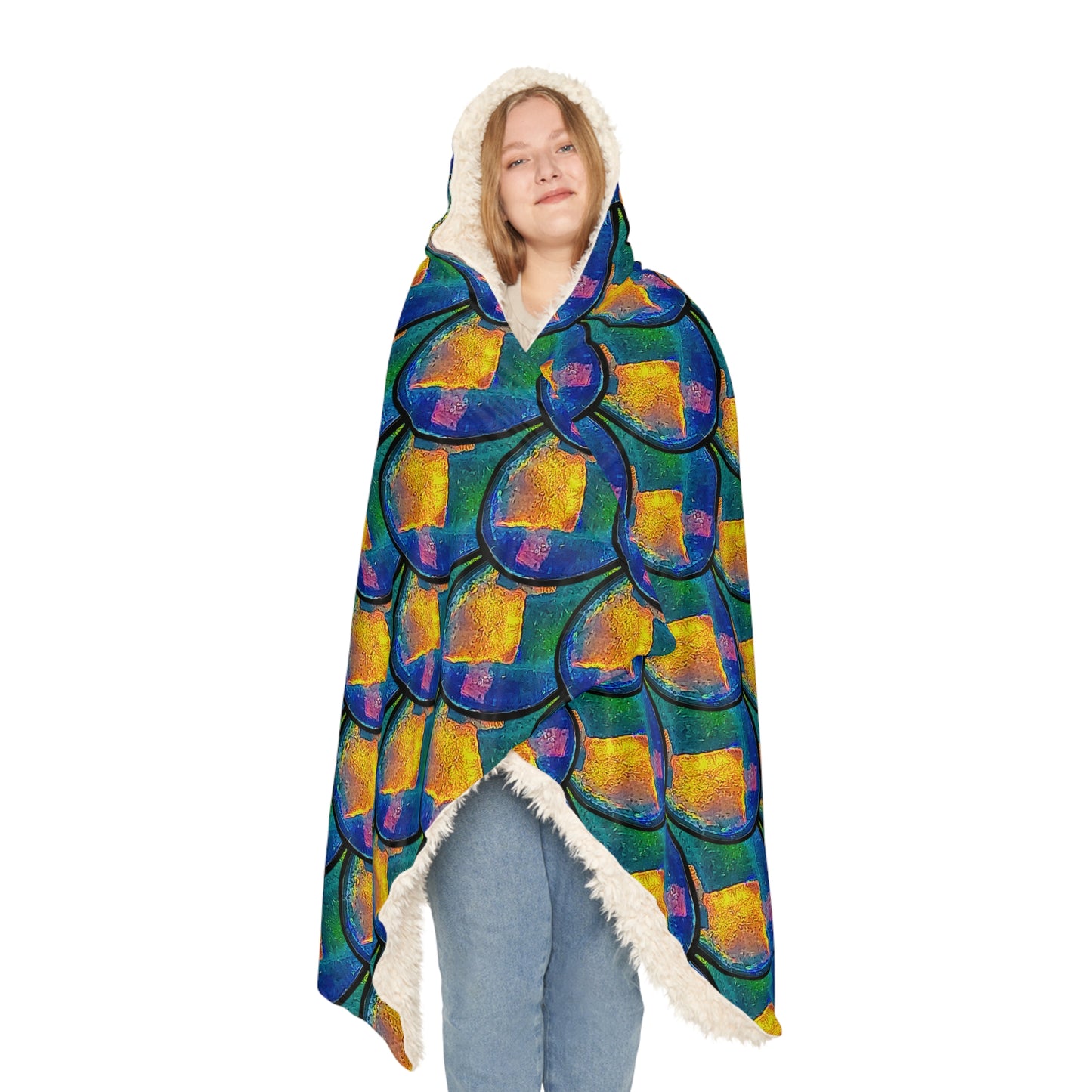 Hooded Snuggle Blanket (Opal Skies Cantus Primus) RJSTHs2024 RJS