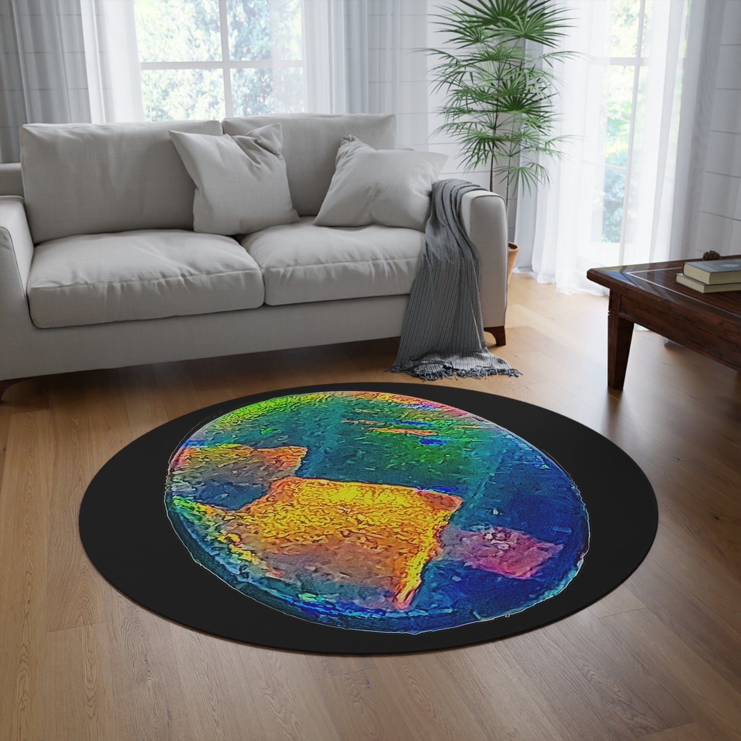 Circular Rug (Opal Skies Cantus Primus) RJSTHs2025 RJS