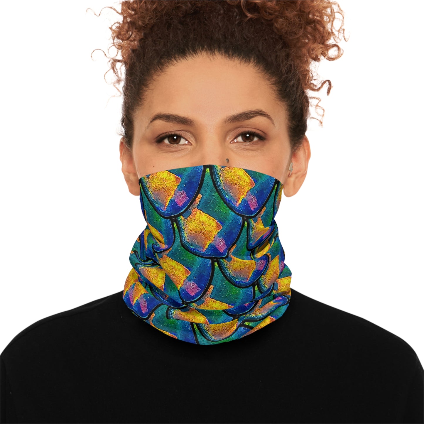 Lightweight Neck Gaiter (Unisex)(Opal Skies Cantus Primus) RJSTHs2024 RJS