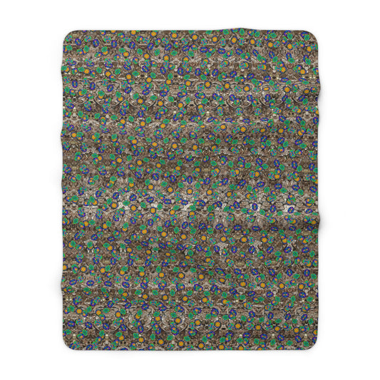 Caeli Opali Cantus Primus Sherpa Fleece Blanket (Samhain Dream Thaw 5 of 15 Quinque ex Quindecim) RJSTHS2025 RJS