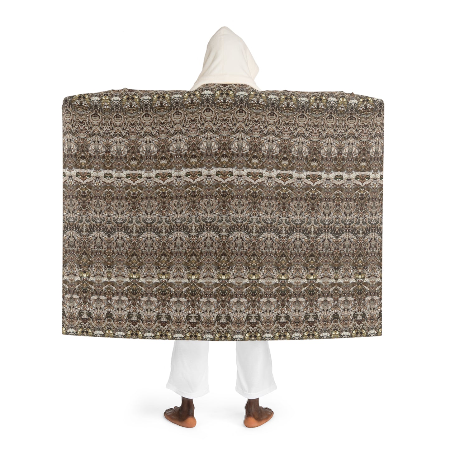 Cream Hooded Sherpa Fleece Blanket (Samhain Dream Thaw 2 of 15 Duo ex Quindecim) RJSTHw2023 RJS