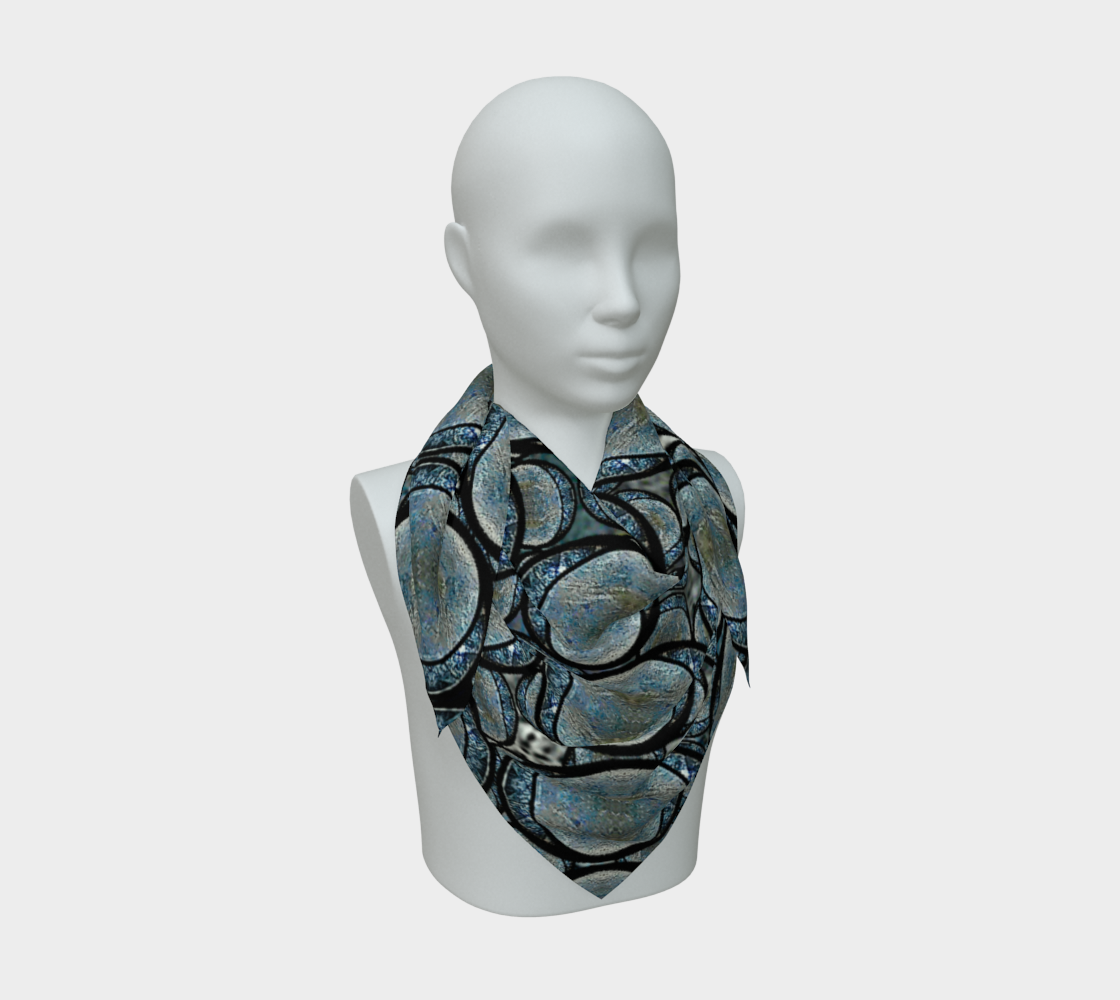 Silk Art Scarf (Vitta Serica Artis)(Opal Skies Cantus Primus "Lūminōsitās") RJSTHW2026 RJS