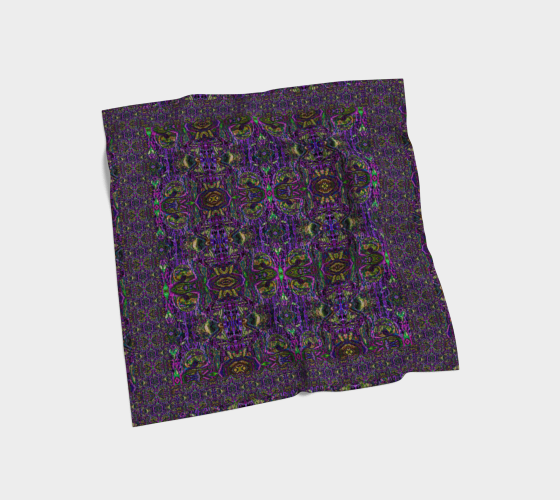 Silk Art Scarf (Vitta Serica Artis)(Pure Candy Purple Logo@Alchemic) RJSTHW2026 RJS
