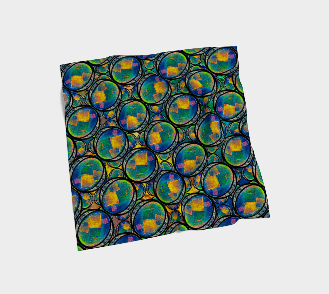 Silk Art Scarf (Vitta Serica Artis)(Opal Skies Cantus Primus) RJSTHW2026 RJS