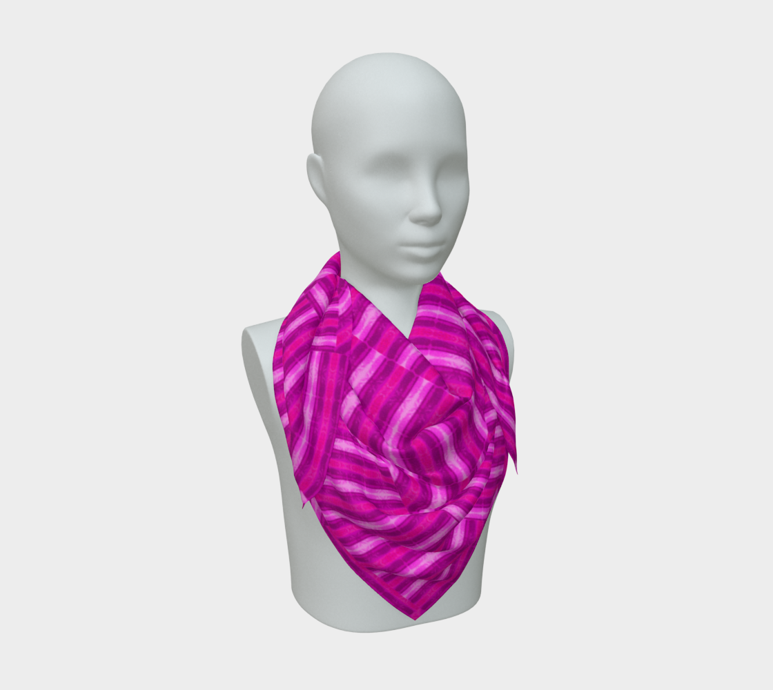 Silk Art Scarf (Vitta Serica Artis)(Rind Link Pink Logo) RJSTH@Fabric#9 RJSTHW2026 RJS