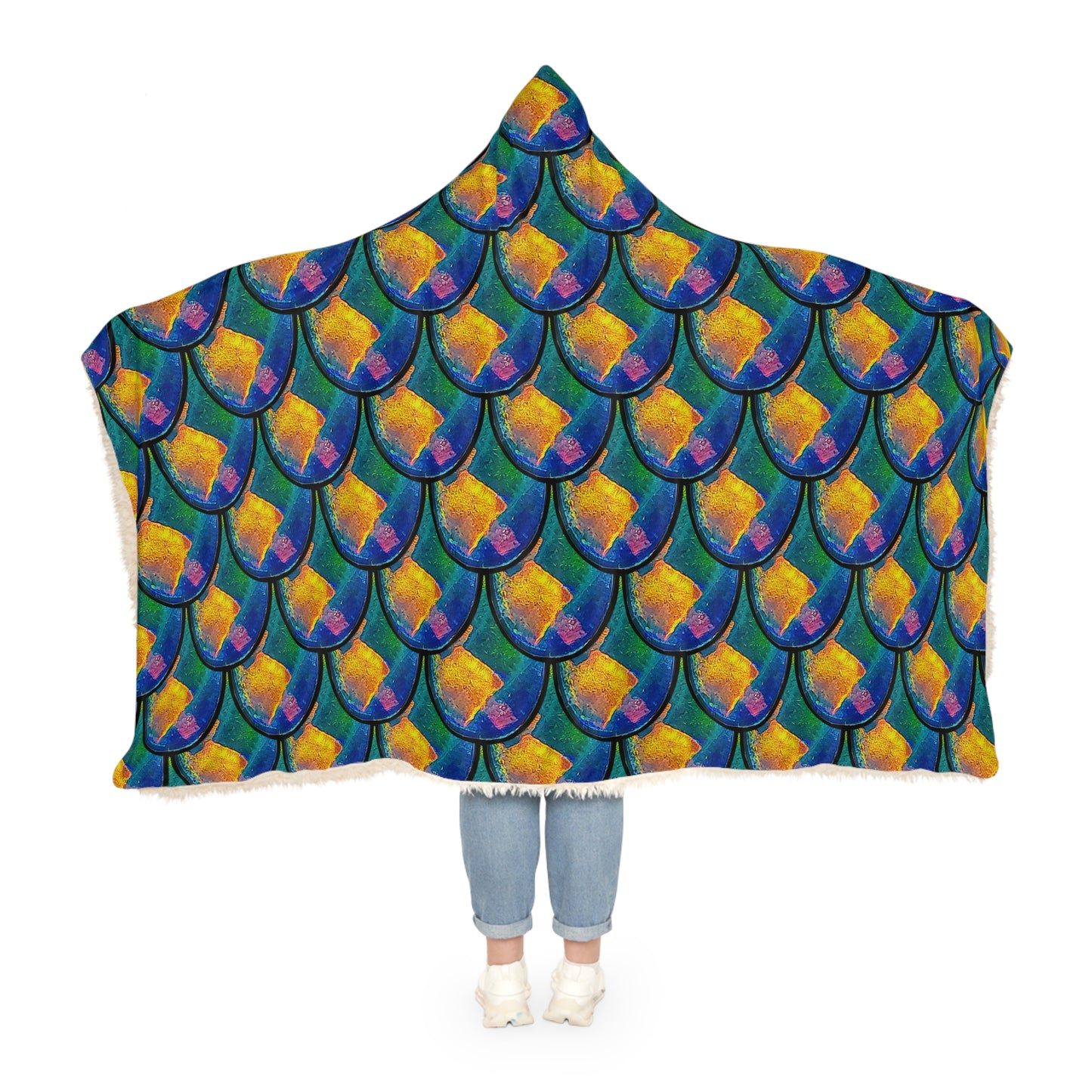 Hooded Snuggle Blanket (Opal Skies Cantus Primus) RJSTHs2024 RJS