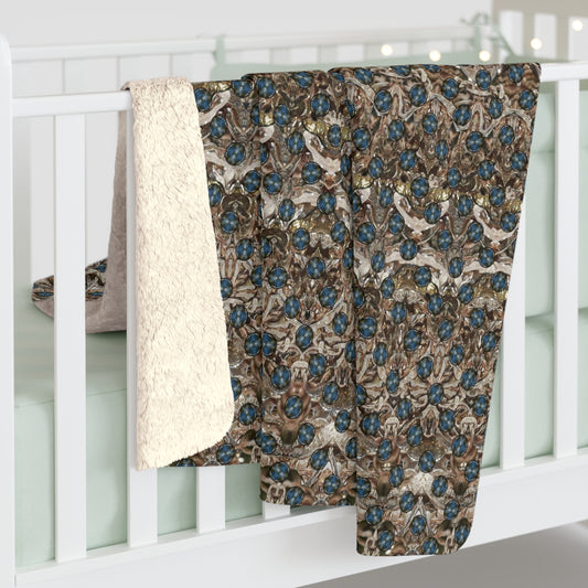 Caeli Opali Cantus Primus Sherpa Fleece Blanket (Samhain Dream Thaw 9 of 15 Novem ex Quindecim) RJSTHS2025 RJS