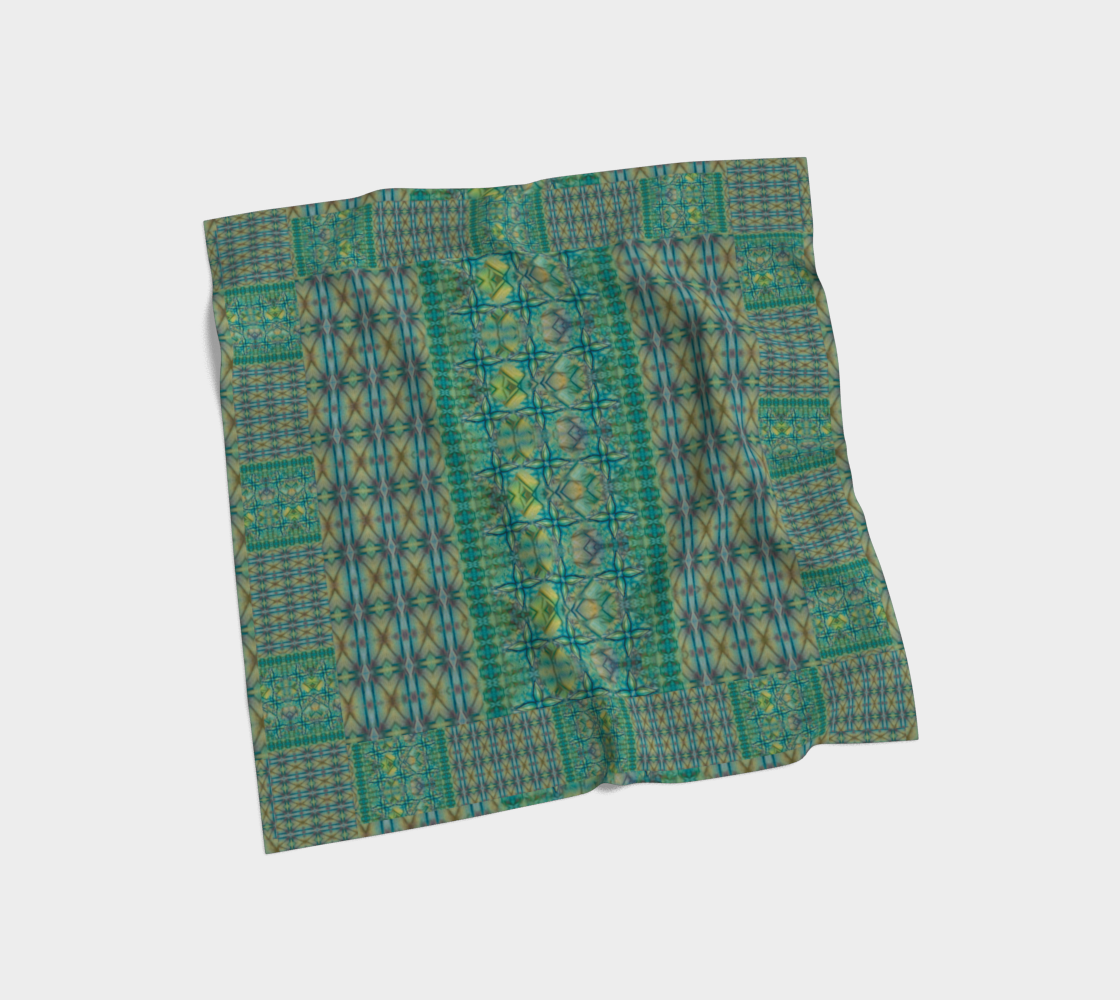 Silk Art Scarf (Vitta Serica Artis)(WindSong Flower Planck) RJSTH@Fabric#9 RJSTHS2026 RJS