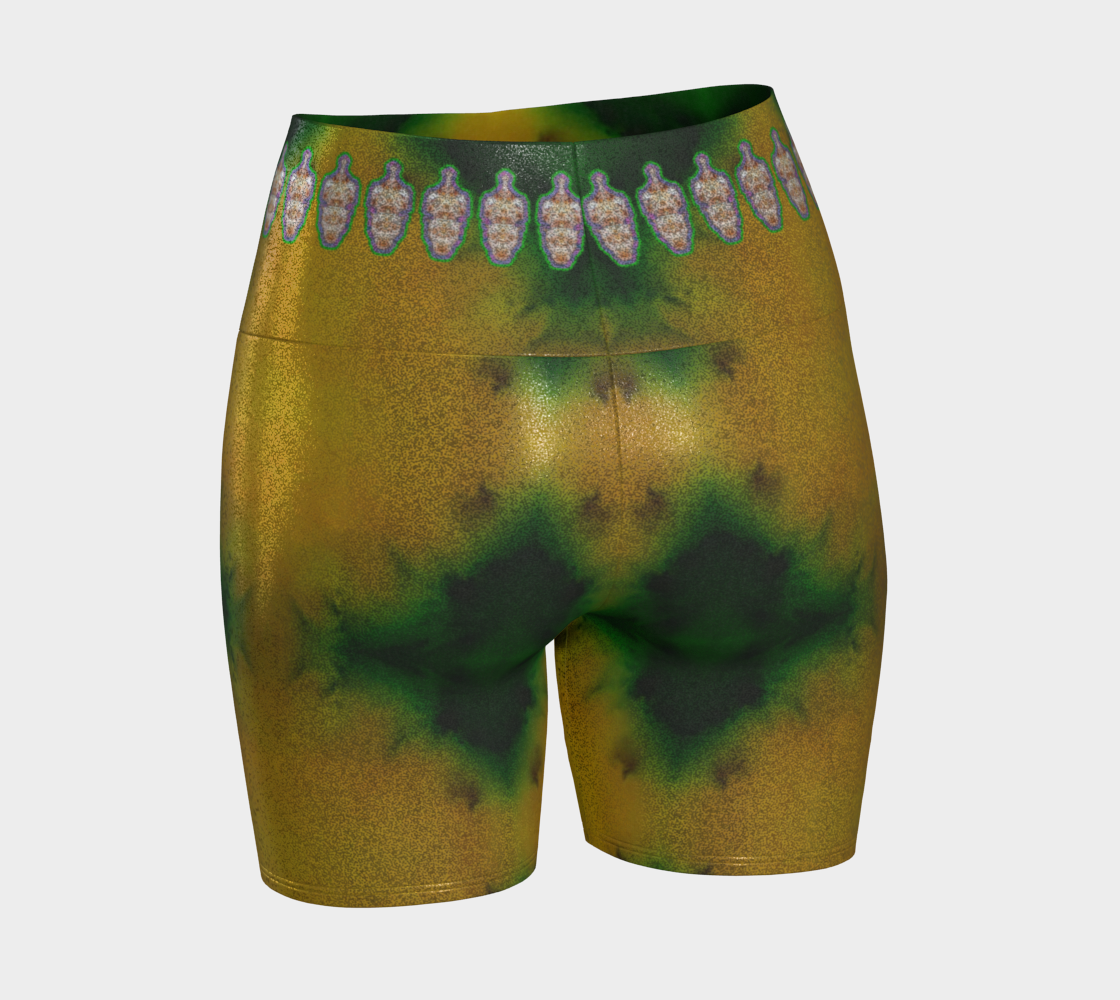 Glitter Yoga Shorts (Muliebris/Virilis)(Chrysalis Cohort) RJSTH@Fabric#5 RJSTHs2024 RJS