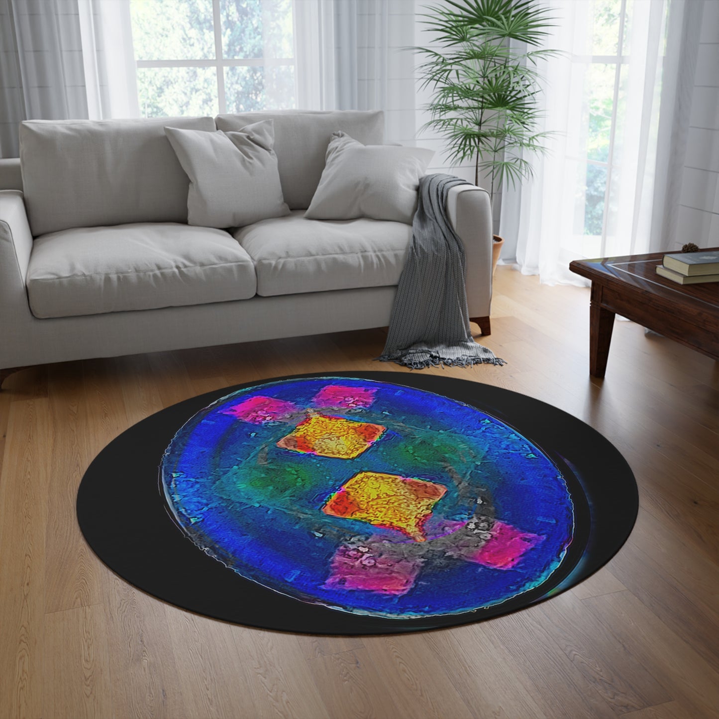 Circular Rug (Opal Skies Cantus Primus) RJSTHs2025 RJS