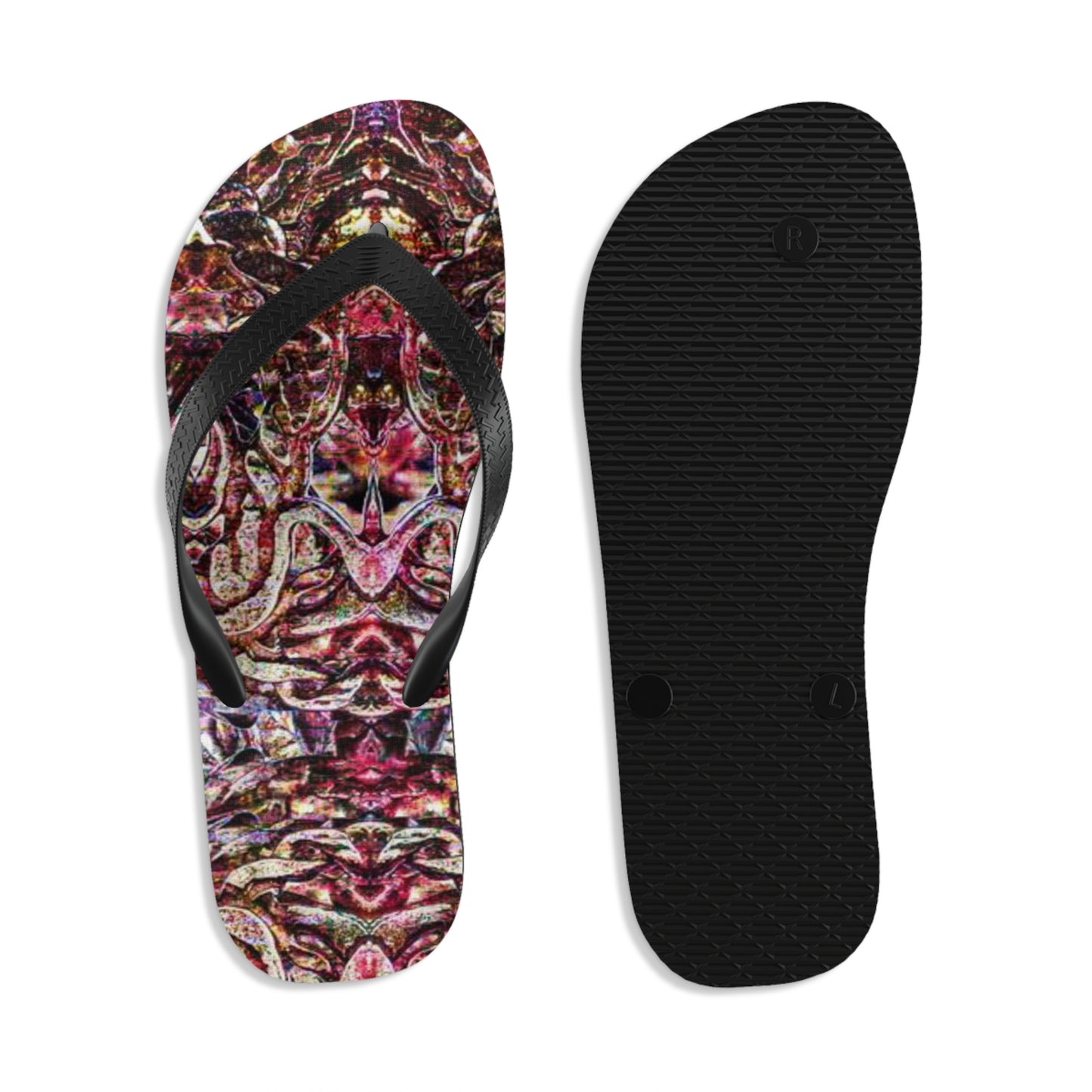 Flip-Flops (Unisex)(Samhain Dream Thaw 14 & Purple Logo@Alchemic) RJSTHs2023 RJS