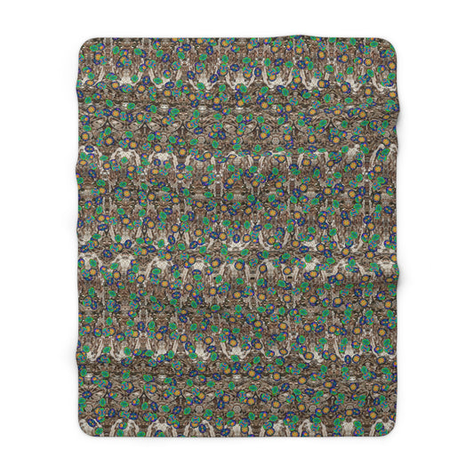 Caeli Opali Cantus Primus Sherpa Fleece Blanket (Samhain Dream Thaw 4 of 15 Quattuor ex Quindecim) RJSTHS2025 RJS