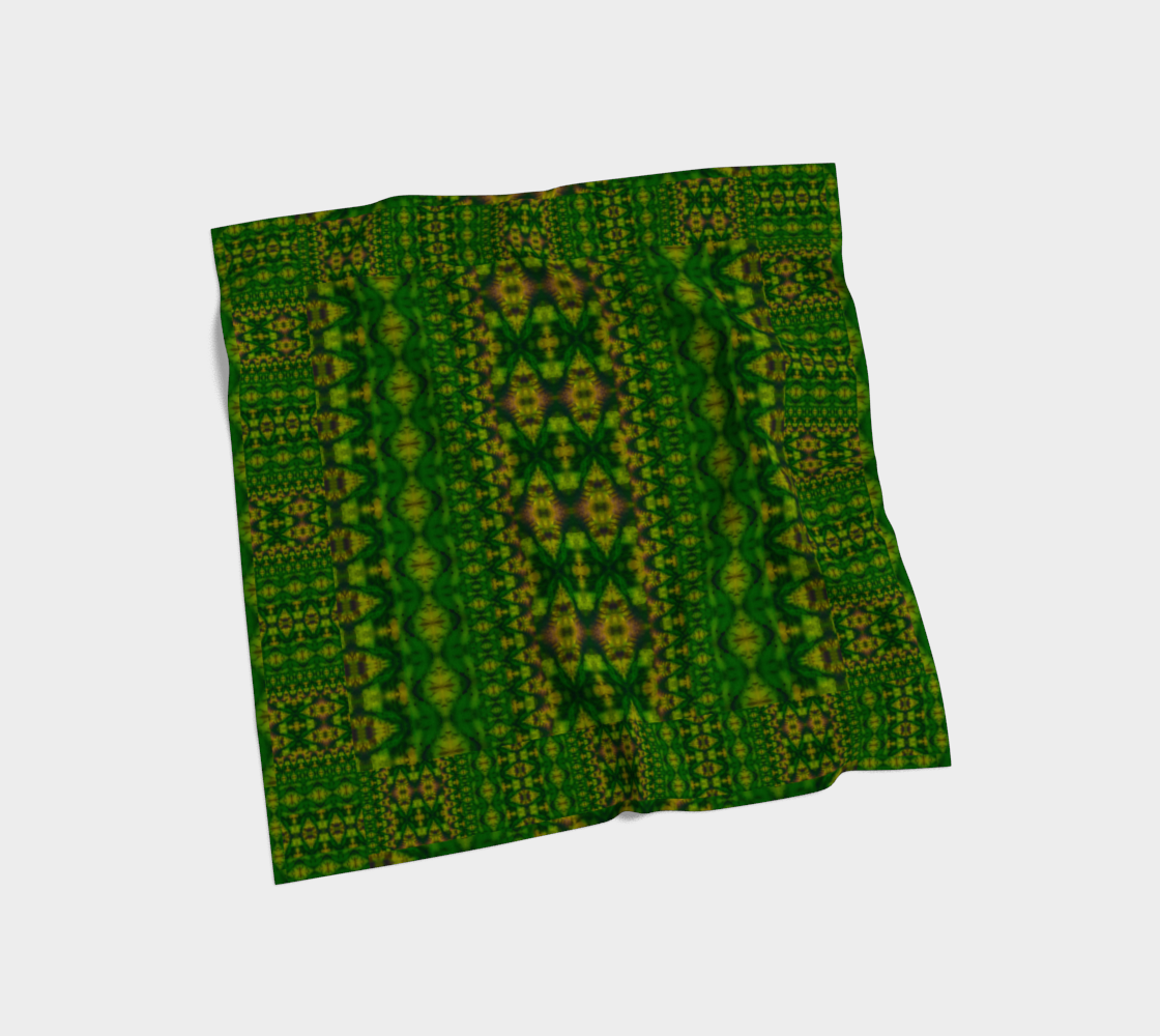 Silk Art Scarf (Vitta Serica Artis)(WindSong Flower Planck) RJSTH@Fabric#7 RJSTHS2026 RJS