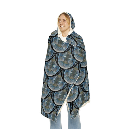 Hooded Snuggle Blanket (Opal Skies Cantus Primus "Lūminōsitās") RJSTHs2024 RJS