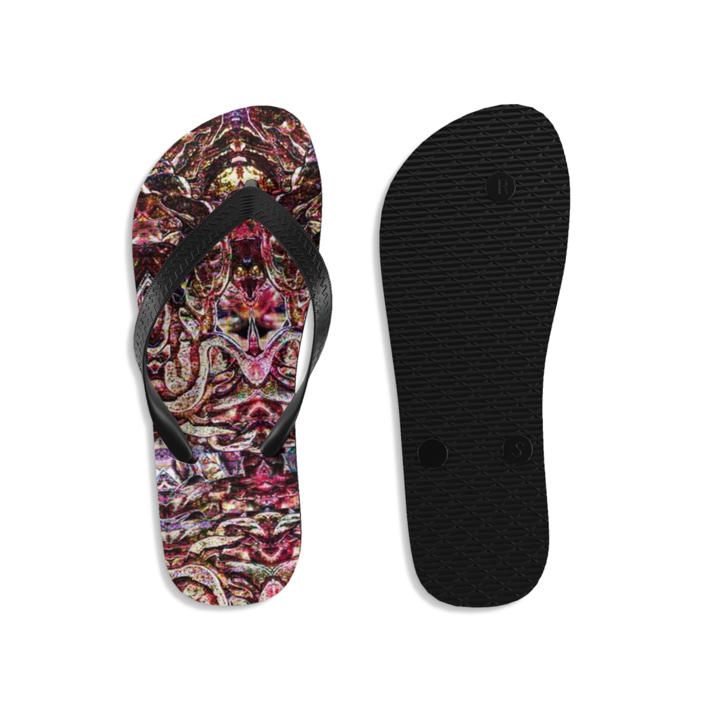 Flip-Flops (Unisex)(Samhain Dream Thaw 14 & Purple Logo@Alchemic) RJSTHs2023 RJS