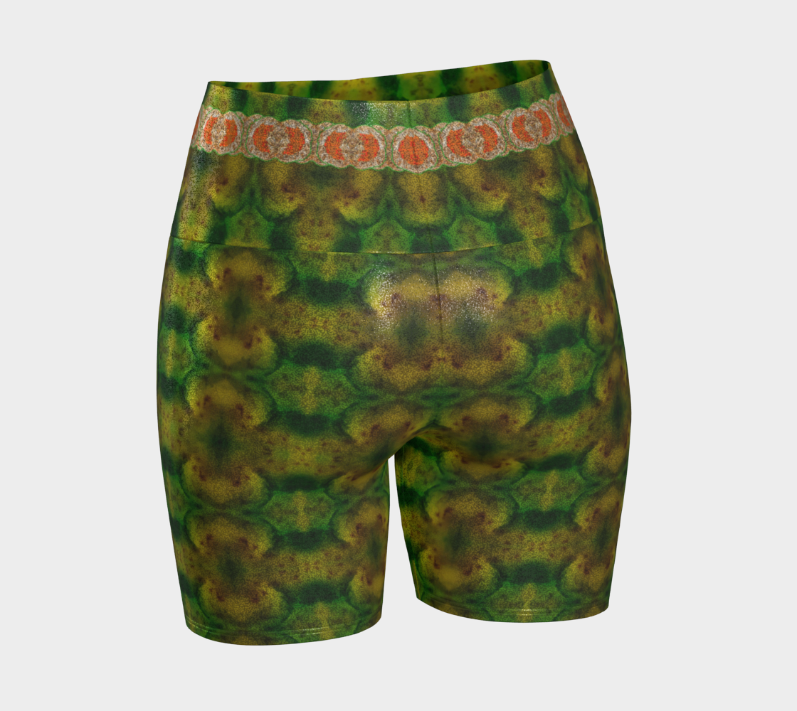 Glitter Yoga Shorts (Muliebris/Virilis)(Ouroboros Smith Butterfly) RJSTH@Fabric#3 RJSTHs2024 RJS