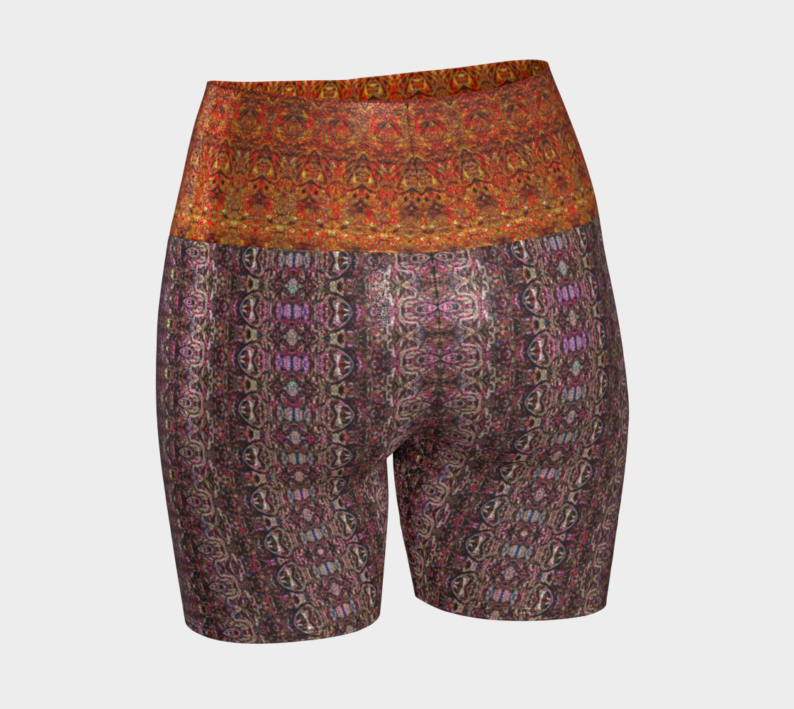 Glitter Yoga Shorts (Muliebris/Virilis)(Samhain Dream Thaw 15/14 & Orange/Purple Logo@Alchemic) RJSTHs2024 RJS