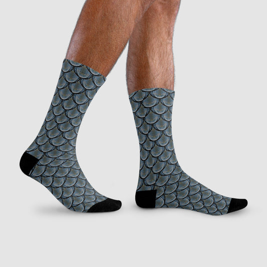 Long Crew Socks (Muliebris/Virilis)(Opal Skies Cantus Primus "Lūminōsitās") RJSTHs2024 RJS