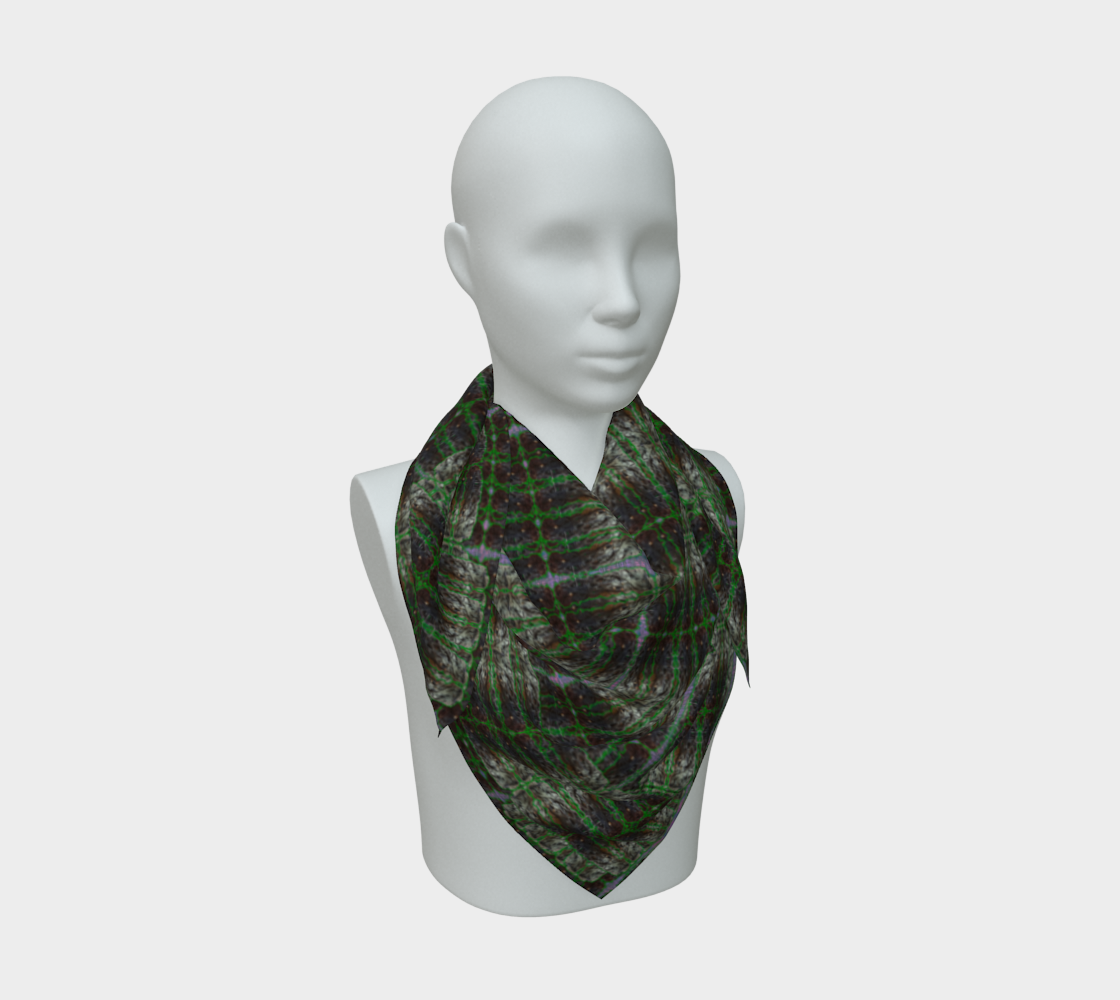 Silk Art Scarf (Vitta Serica Artis)(Rind#4 Tree Link Purple Logo) RJSTH@Fabric#4 RJSTHW2026 RJS